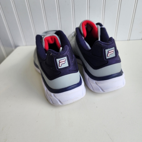 New FILA 1rm01403-077 Men's Memory Sportland Running Gray Purple Lace Sz 8.5 - Picture 7 of 10